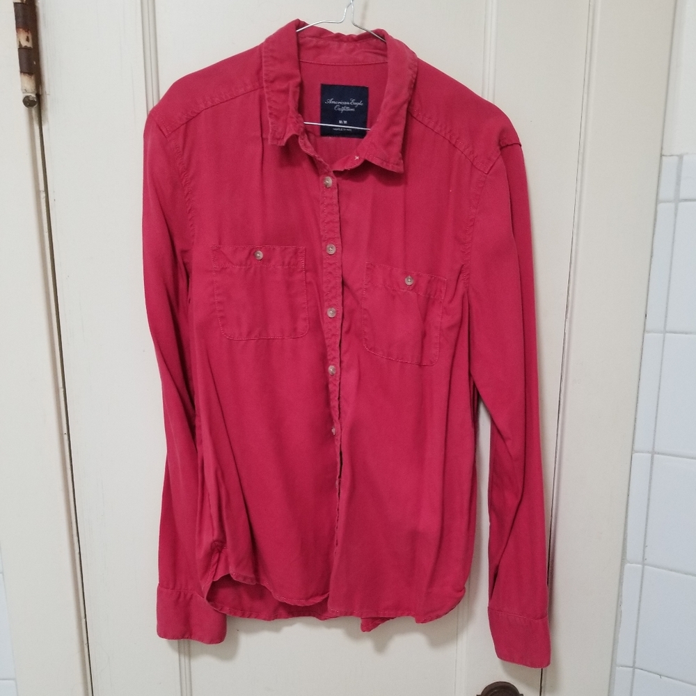 Red Button Shirt